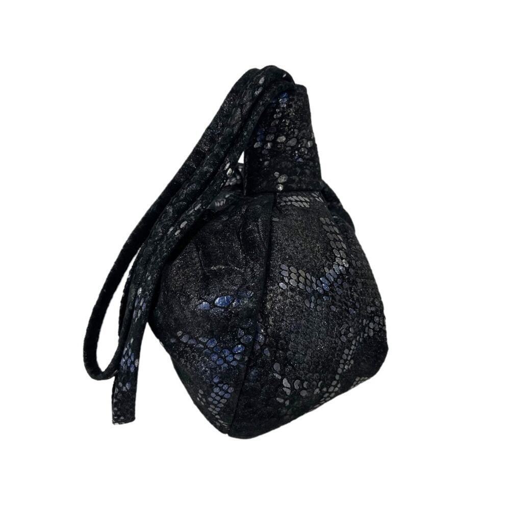 Luis Alexander Python Fortune Cookie Leather Blac… - image 6
